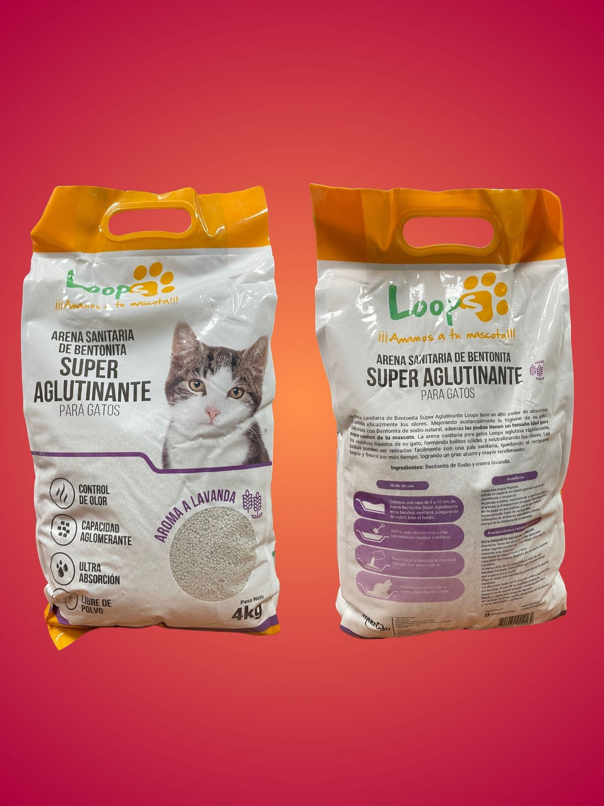 🐾 Arena para gatos súper aglutinante - Loops