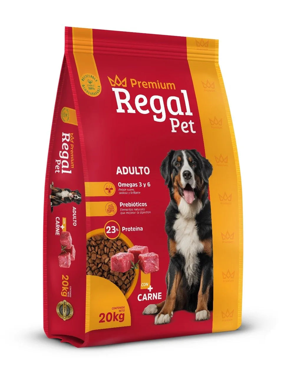 🐶 Regal Pet Adulto Carne – Saco 20 kg 🥩🐾