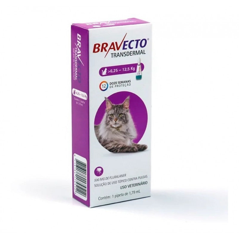 Bravecto Gato 6,25KG A 12,5KG
