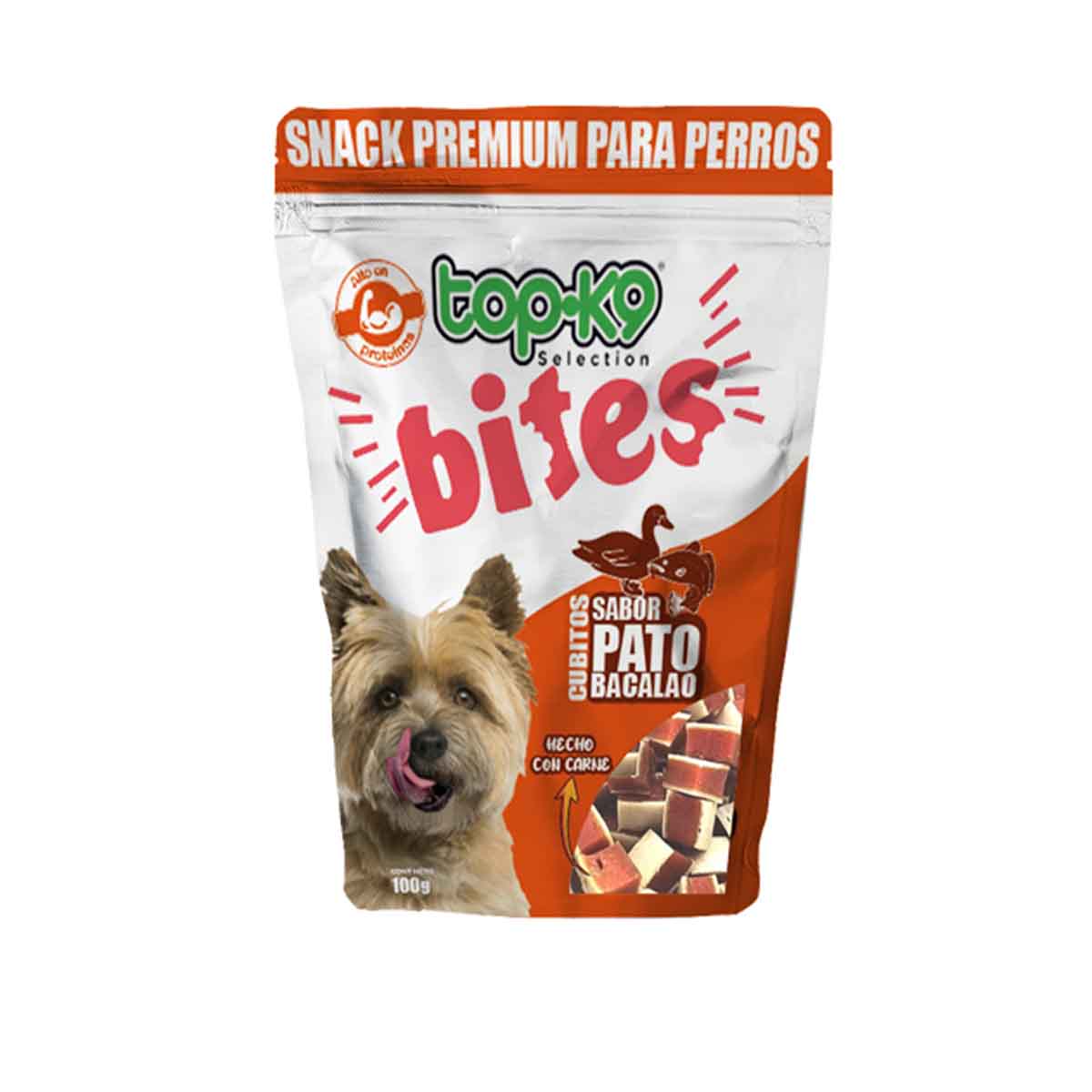Bites Top K9 – Snacks suaves, funcionales y llenos de sabor