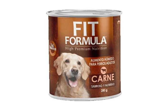 Lata Fit Perro Adulto Carne – Sabor y nutrición en cada porción