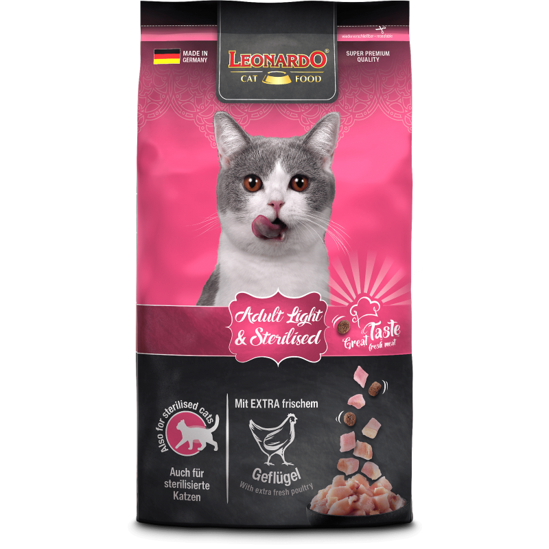 LEONARDO ADULT LIGHT & STERILISED 1,8 KG