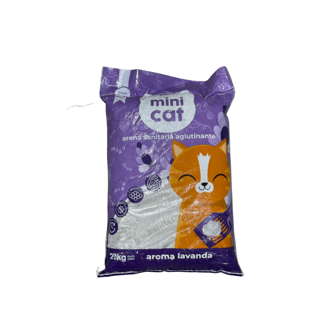 🐾 Arena Aglutinante Mini Cat – Saco 20 kg