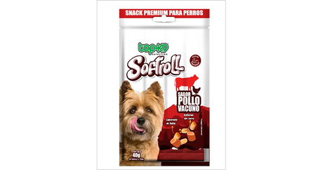 Softroll Perro – Snack blando, sabroso y nutritivo