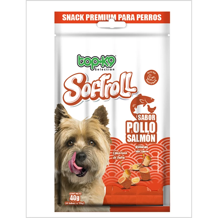 Softroll Perro – Snack blando, sabroso y nutritivo