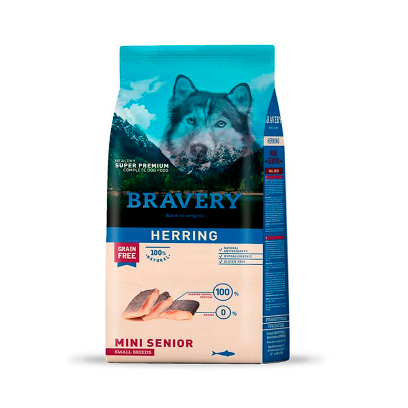 🐟Bravery Senior Small Breeds 2 kg