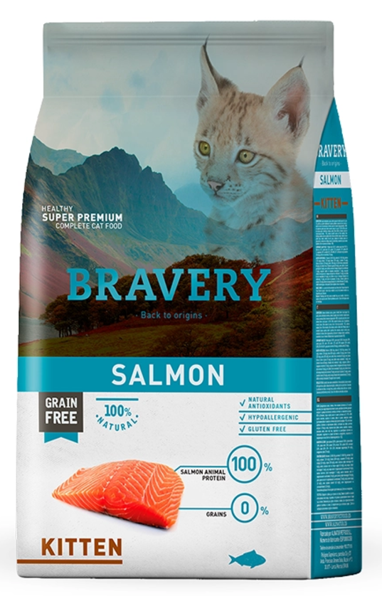 Bravery Salmon Kitten 2kg